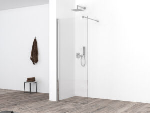 Wiesbaden Comfort inloopdouche 700 x 2000 x 10 mm nano helder glas/chroom