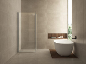 Wiesbaden Salone cabine met 1 draaideur 900 x 900 x 2000 x 8 mm nano helder glas/chroom