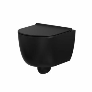 Xenz Gio quick release zitting soft close zwart mat