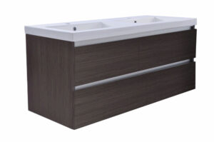 Xellanz Vision onderkast met 4 laden 2 uitsparingen 120 x 46 cm Houtnerf grijs