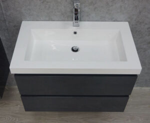 Xellanz Vision onderkast met 2 laden 60 x 46 cm hoogglans grijs