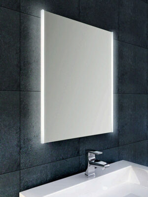 Wiesbaden Duo spiegel rechthoek met LED, dimbaar en spiegelverwarming 52x70 cm