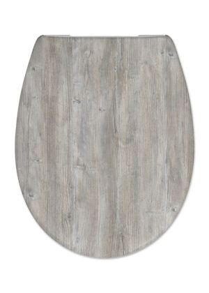 Cedo Ponderosa Pine toiletzitting – natuurlijk dennenhoutdesign in warme multi-kleuren, voor een rustieke en sfeervolle uitstraling in je badkamer