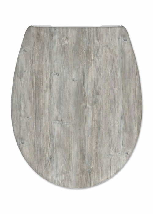 Cedo Ponderosa Pine toiletzitting – natuurlijk dennenhoutdesign in warme multi-kleuren, voor een rustieke en sfeervolle uitstraling in je badkamer